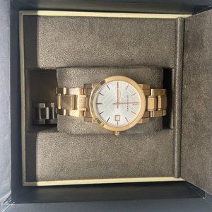 NEW! Burberry Rose Gold Watch